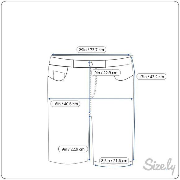 Aeropostale 9" Bermuda Denim Shorts Women's Size 3 Medium Wash Blue 29X9 - Picture 2 of 9